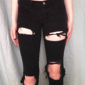 Black Ripped Jeans